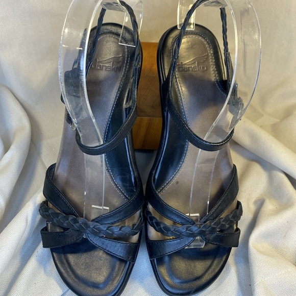 DANSKO leather strap platform sandals (3) - Picture 10 of 16